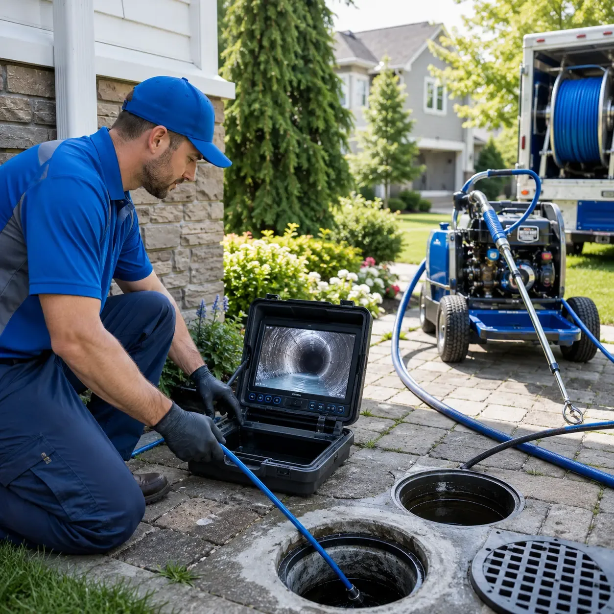 Outdoor drain cleaning professionals serving Cleo Springs, OK